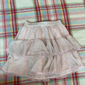 Showpo Pink ruffle skirt